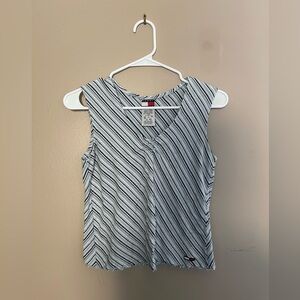 Y2K Tommy Hilfiger Striped V Neck Tank